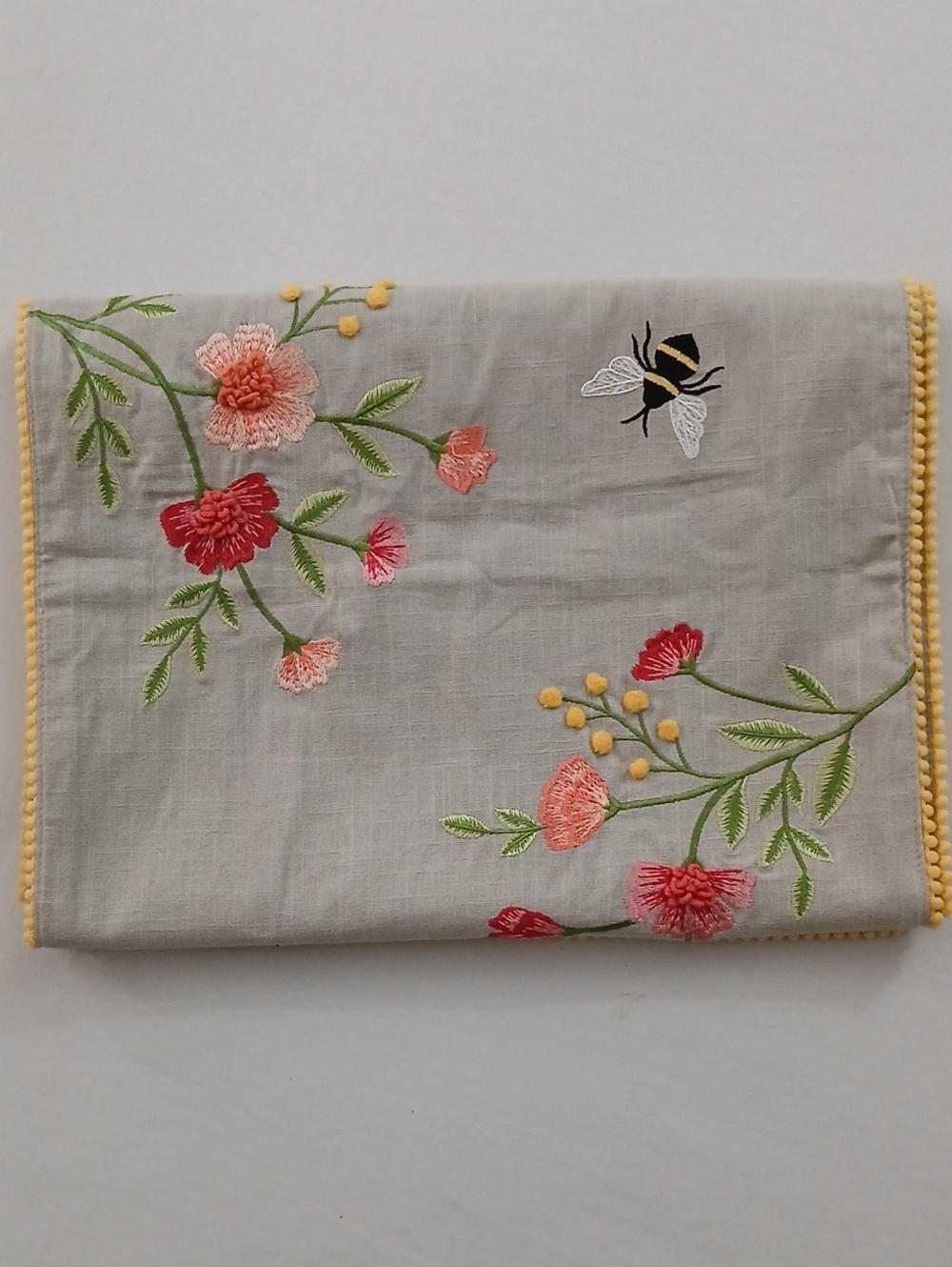Tahari Embroidered Table Runner